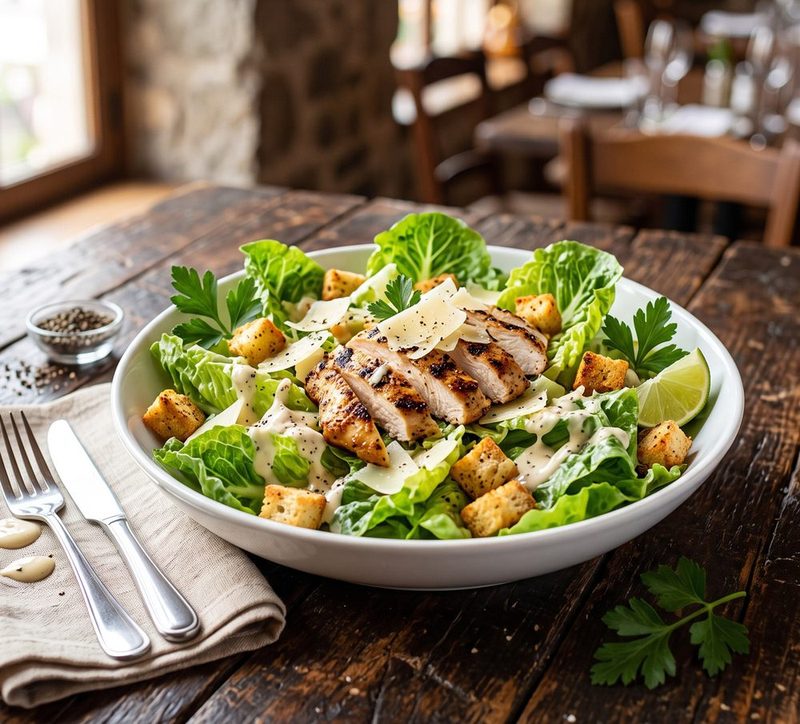 Ensalada César con pollo