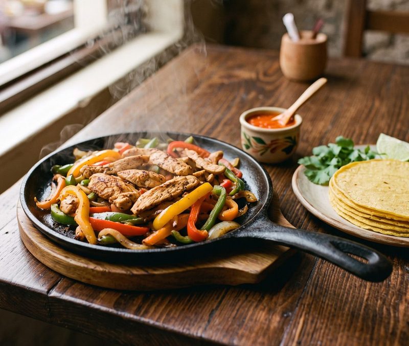 Fajitas de pollo